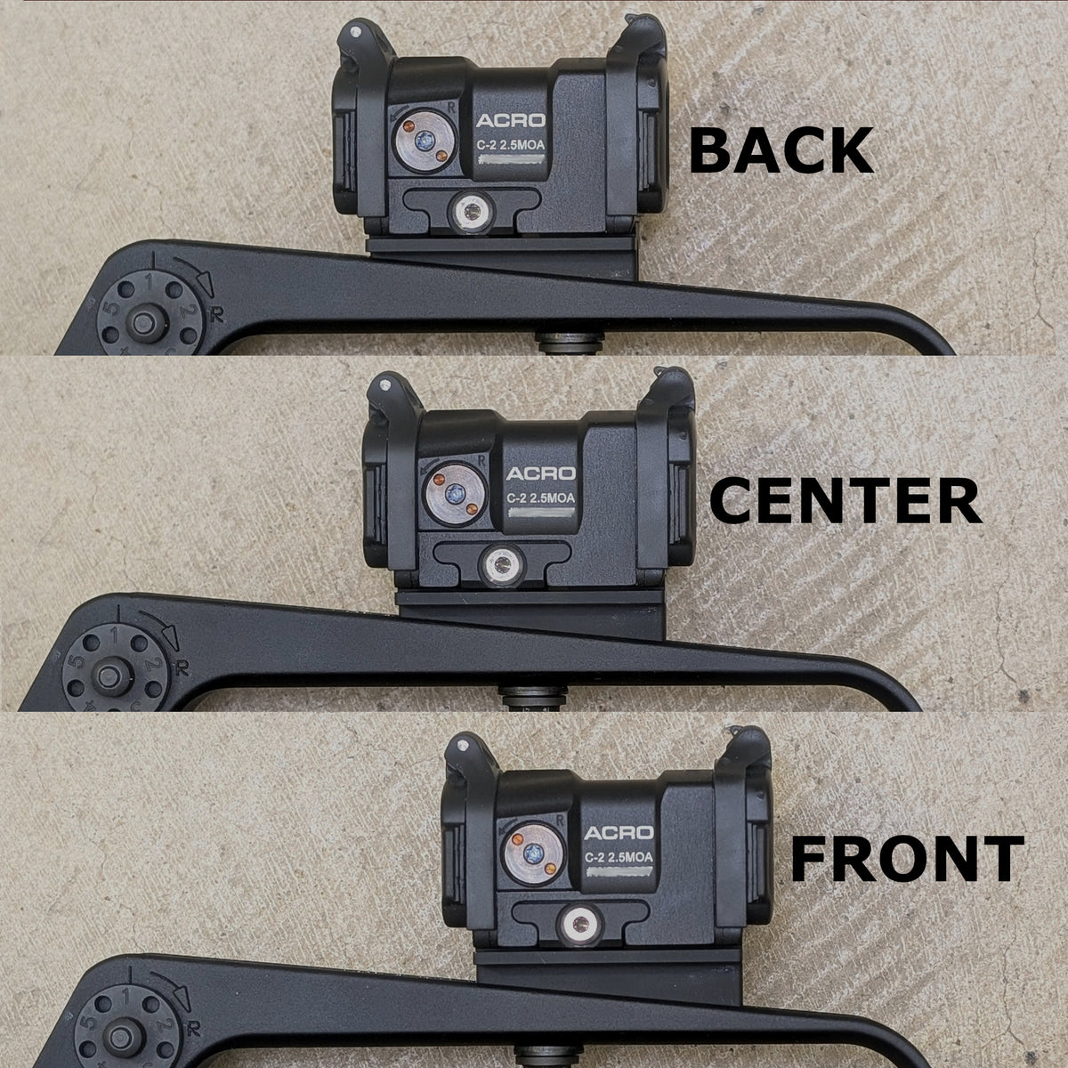Carry Handle ACRO Mount – AMRU Designs