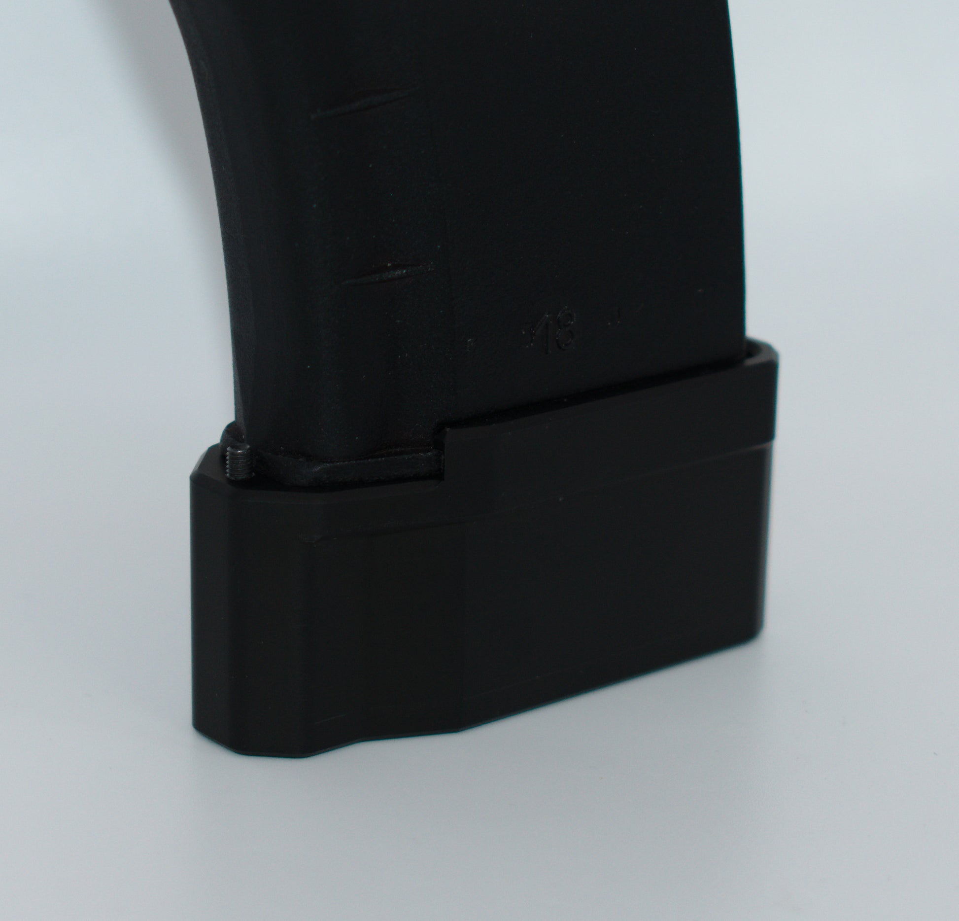 Side View with Magazine: AMRU Designs AK-47 plus 5 magazine extensions for 7.62x39 magazines.